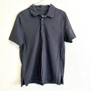 Zadig & Voltaire Mens Short Sleeve Polo Dark Blue Grey Size Medium